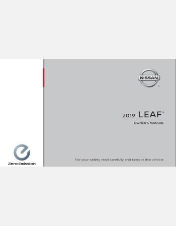 nissan leaf 2019 owners manual